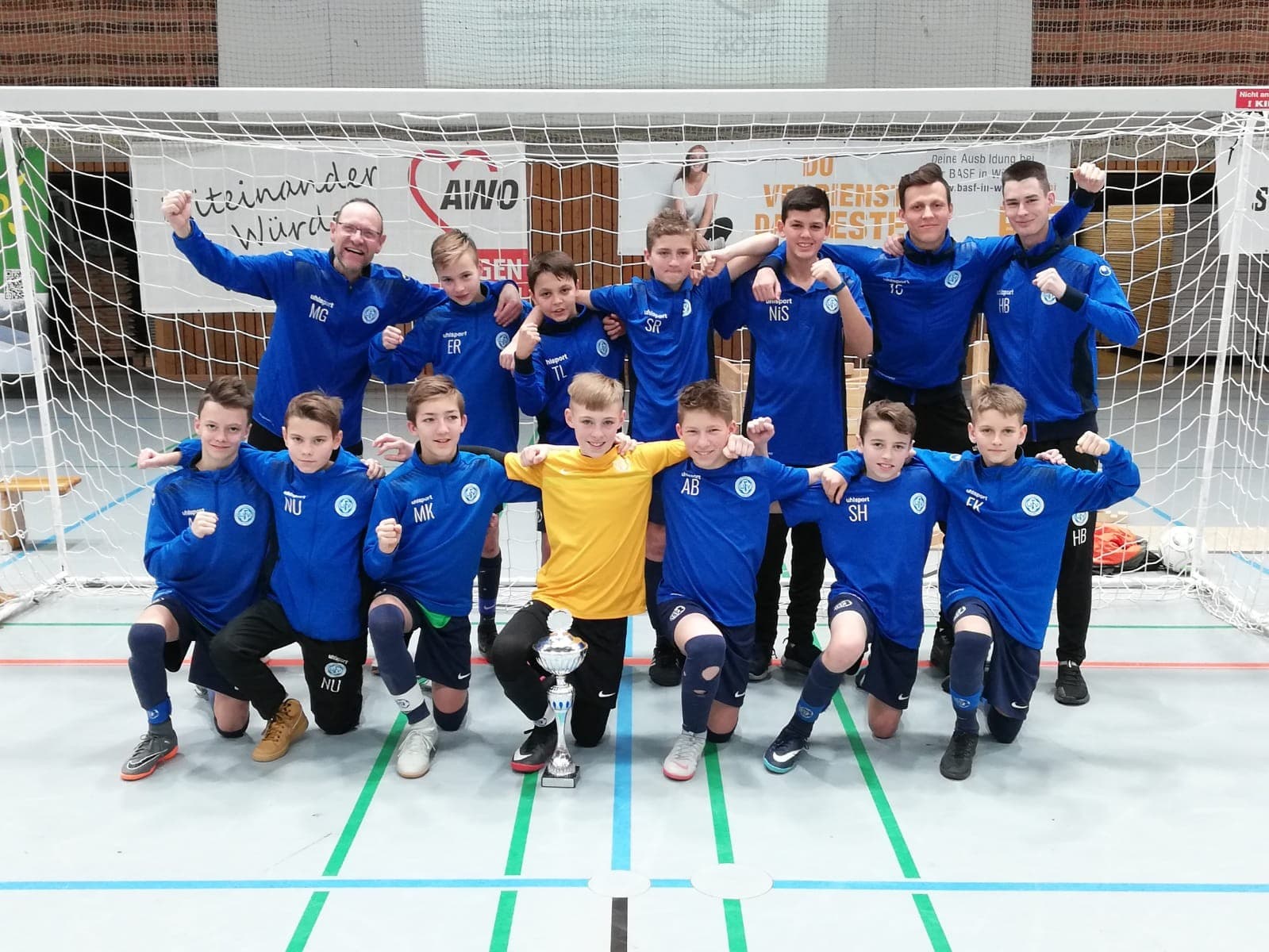 3. Platz beim 21. Internationalen U13 Hallenturnier in Würzburg !